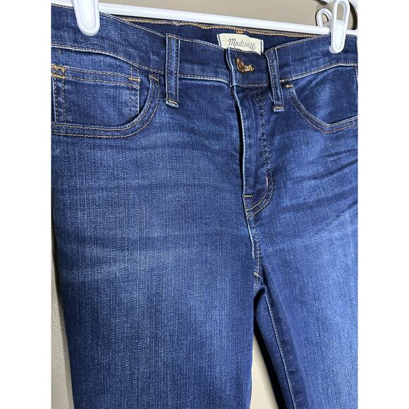 Madewell 'Tall Roadtripper' High Rise Blue Jeans Denim in 'Jansen Wash' Size 25 - Picture 4 of 7